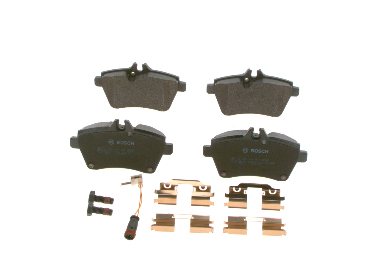 Brake Pad Set, disc brake 0 986 494 087