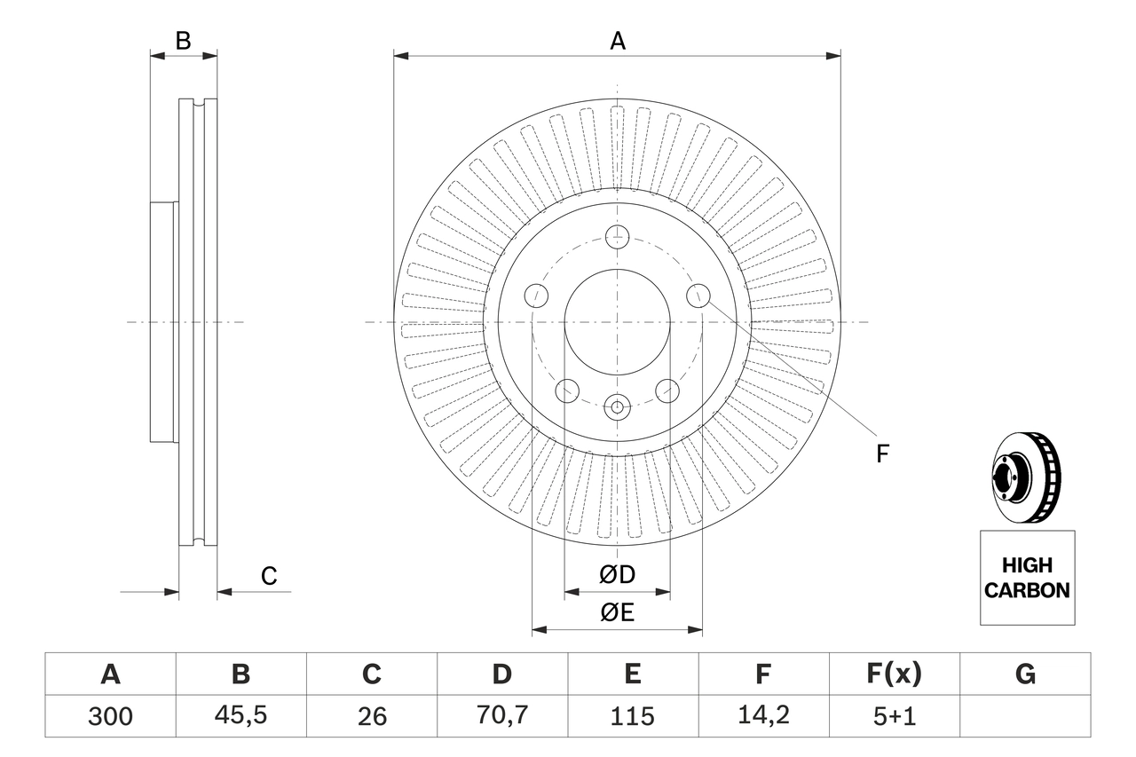 刹车盘 0 986 479 C56