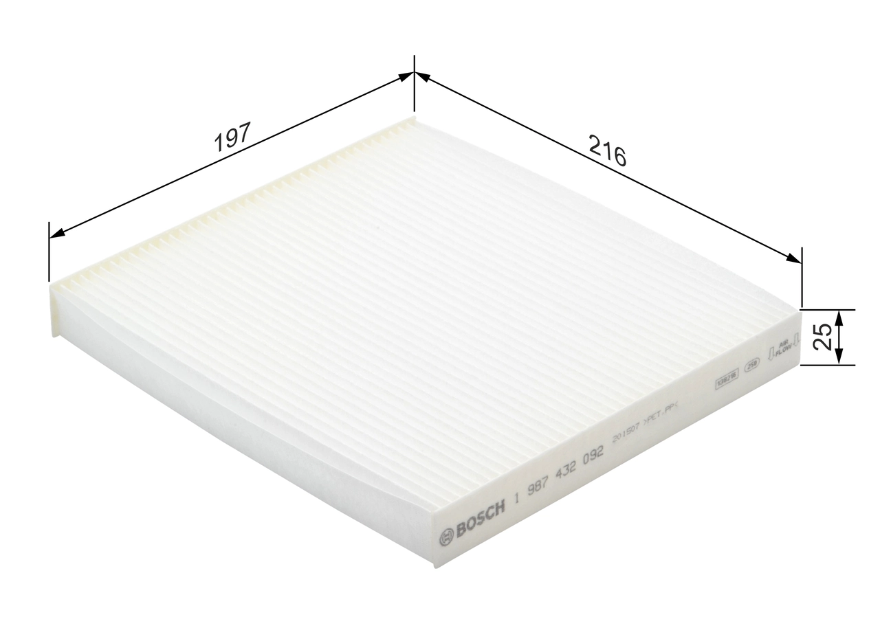 Filter, cabin air 1 987 432 092