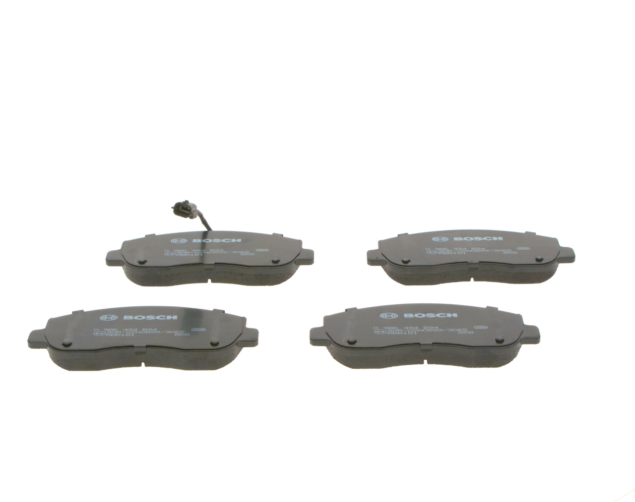 Brake Pad Set, disc brake 0 986 494 894