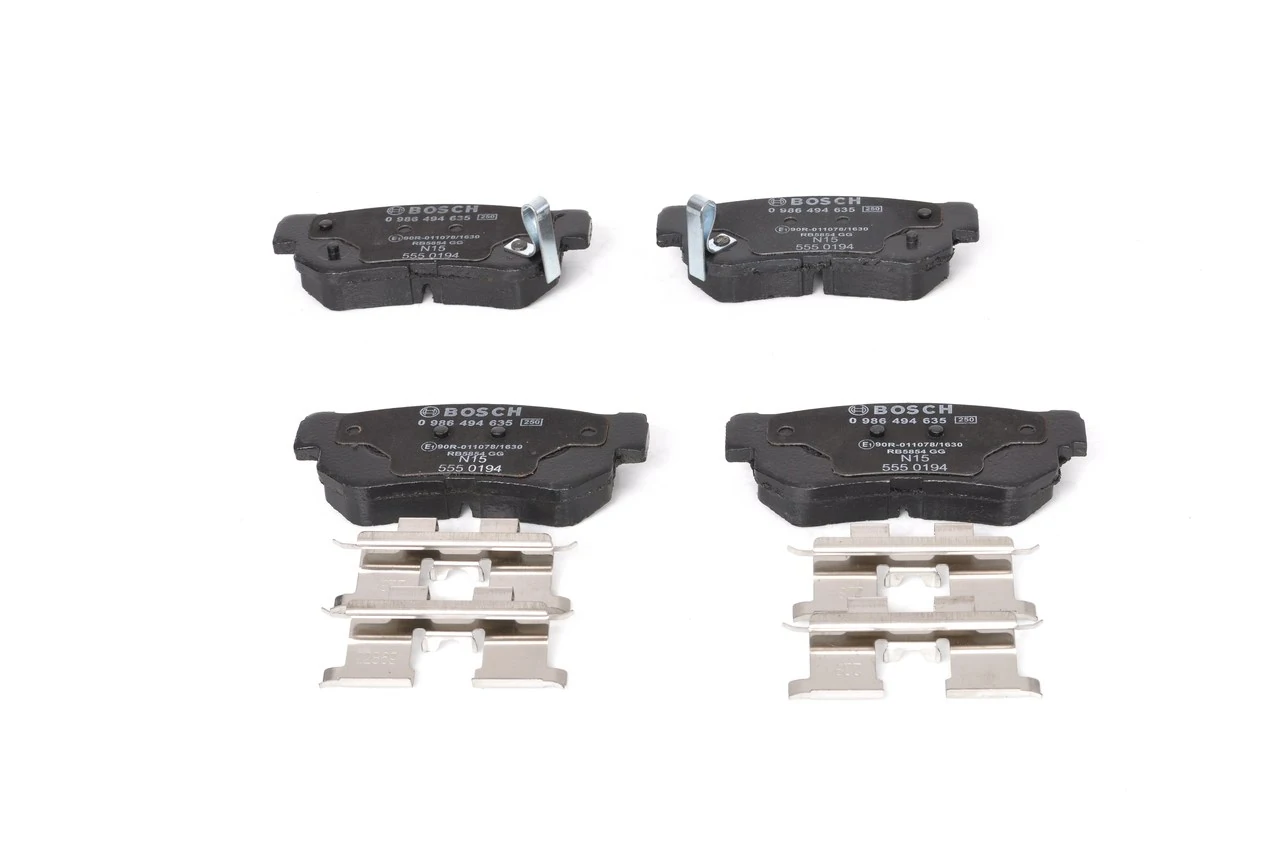 Brake Pad Set, disc brake 0 986 494 635