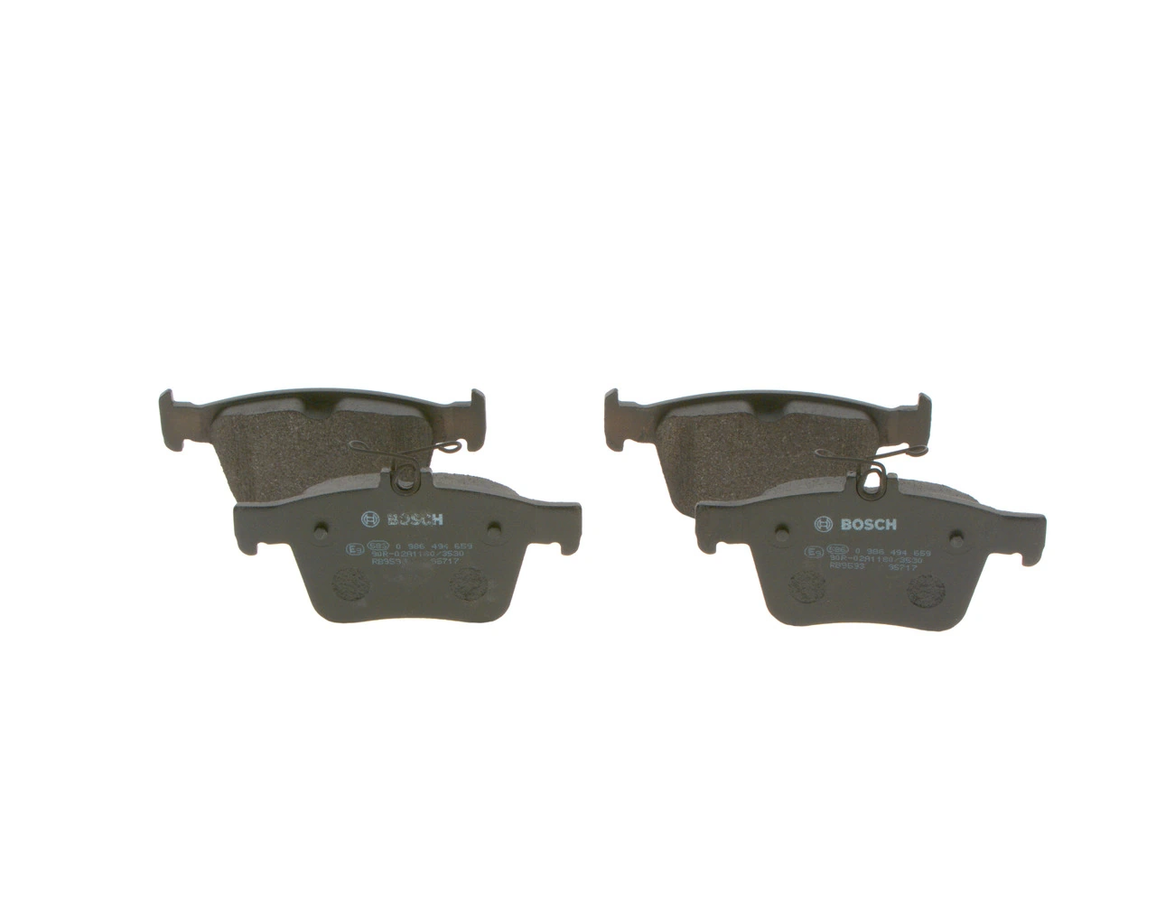 Brake Pad Set, disc brake 0 986 494 659
