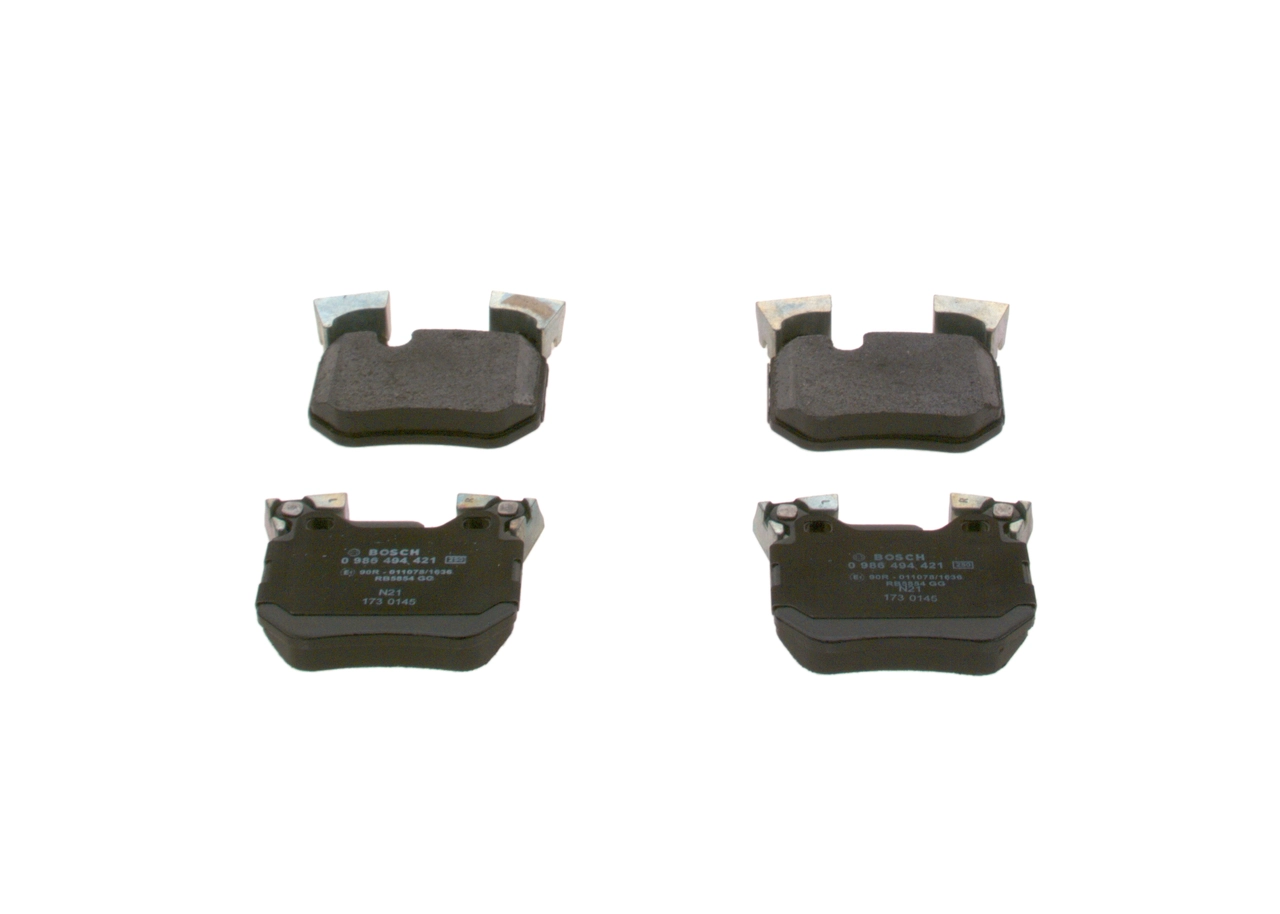 Brake Pad Set, disc brake 0 986 494 421