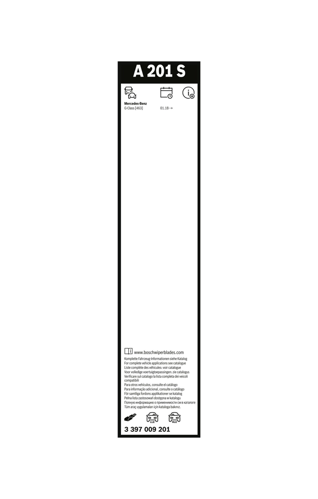 BOSCH 3 397 009 201 Wiper Blade