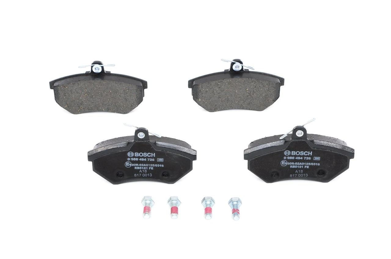BOSCH 0 986 494 726 Brake Pad Set, disc brake