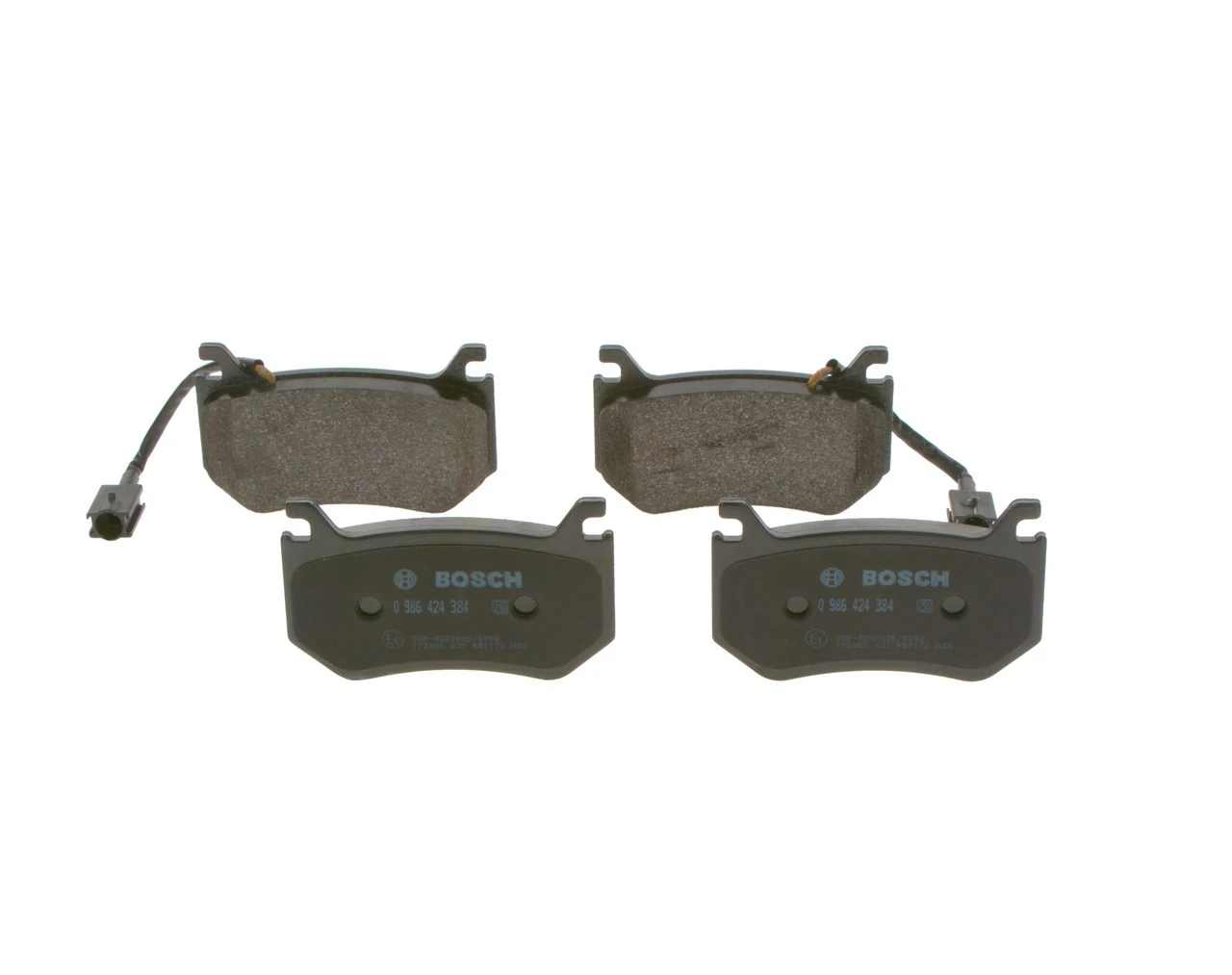 Brake Pad Set, disc brake 0 986 424 384