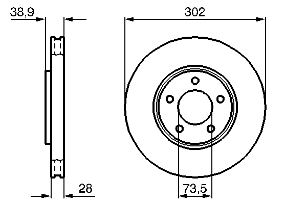 Brake Disc 0 986 479 117