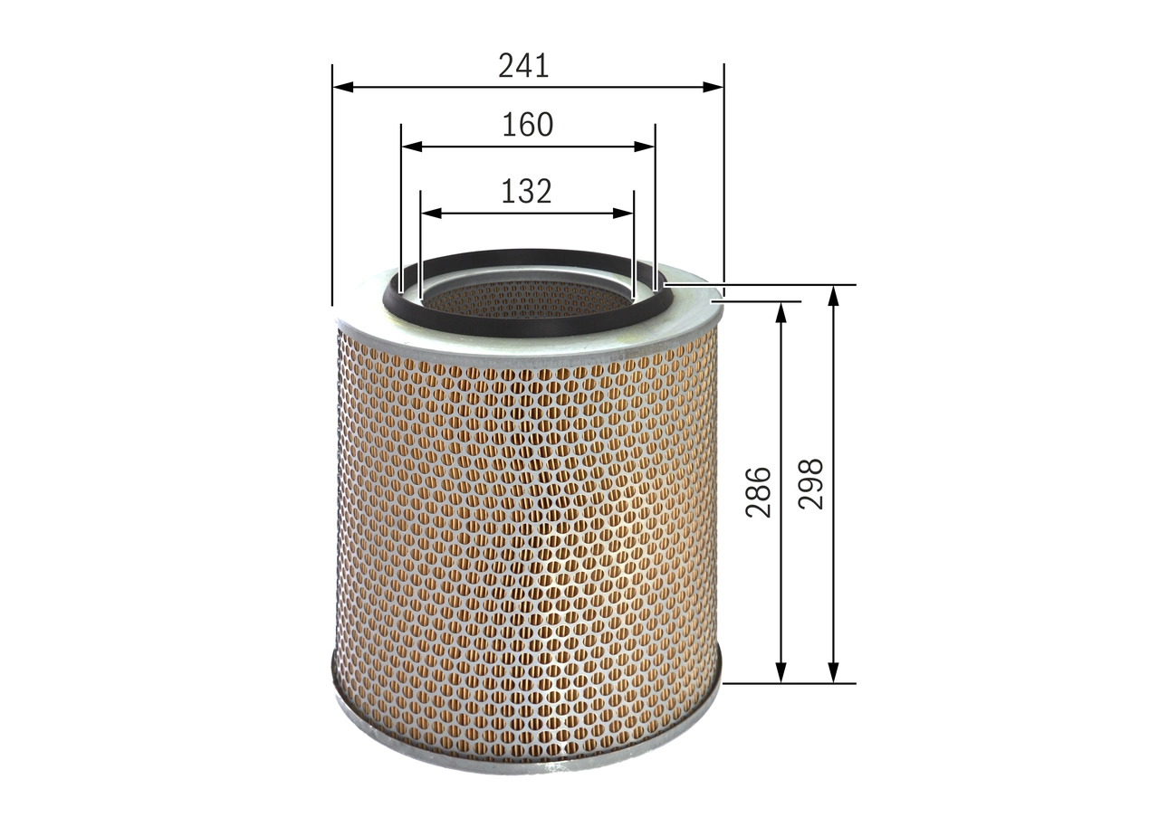 BOSCH 1 457 433 735 Air Filter
