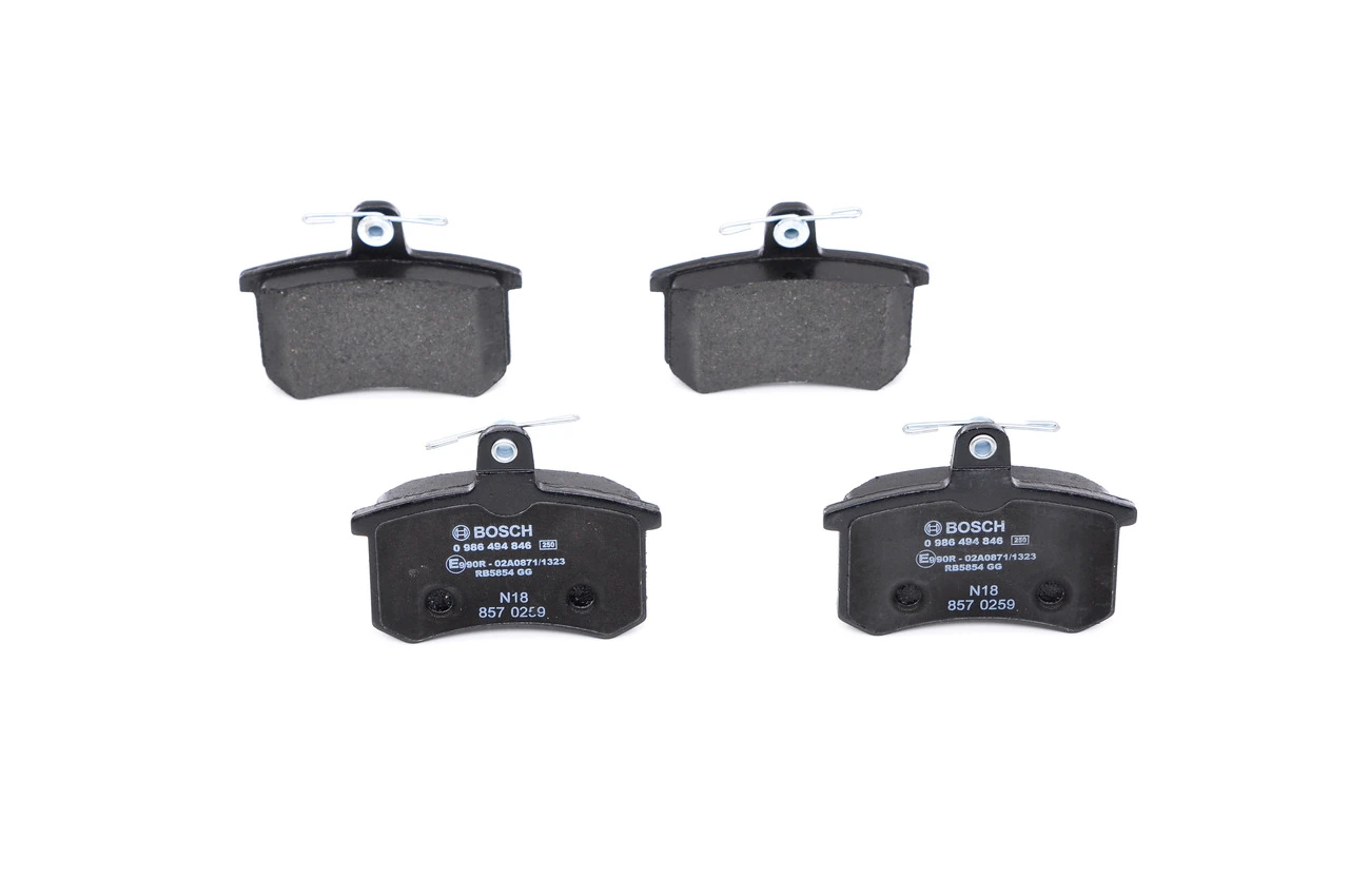 Brake Pad Set, disc brake 0 986 494 846