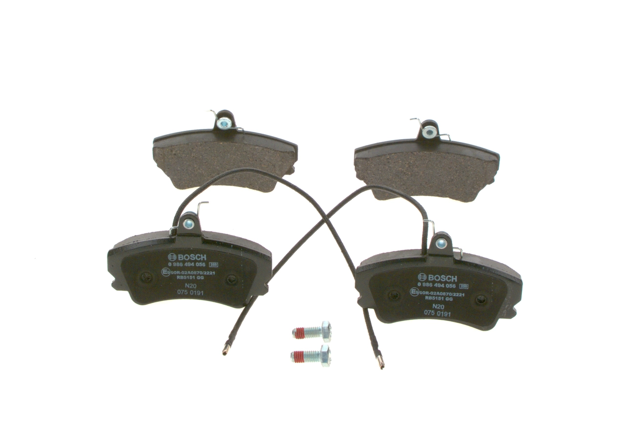 Brake Pad Set, disc brake 0 986 494 056