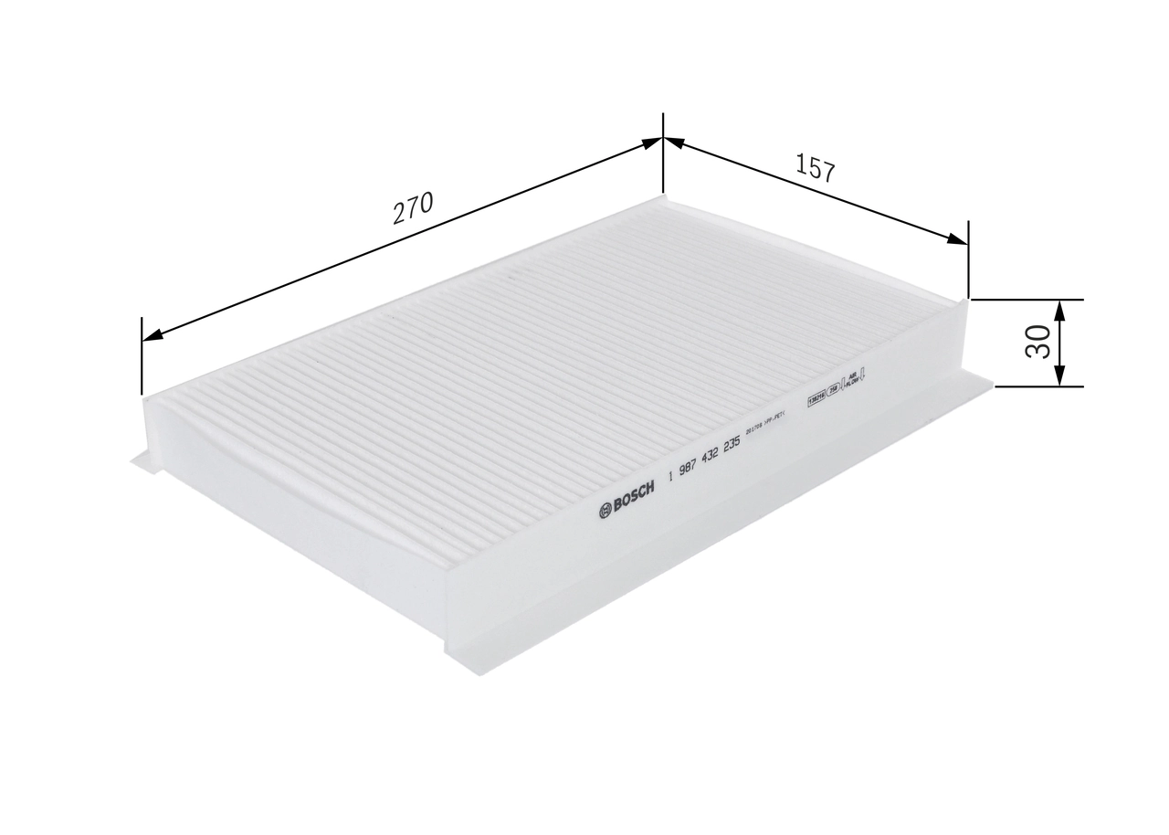 Filter, cabin air 1 987 432 235