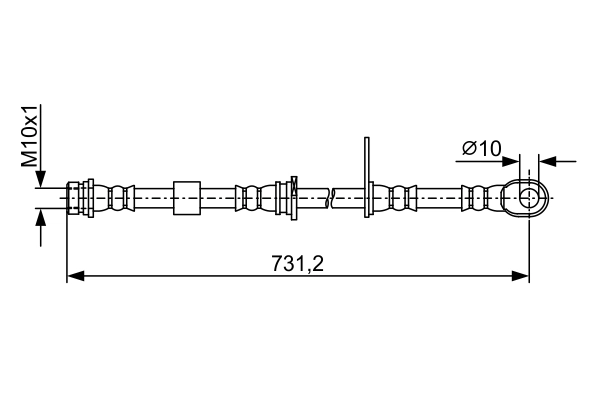 Brake Hose 1 987 481 957