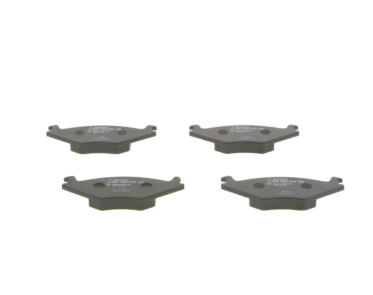 Brake Pad Set, disc brake 0 986 468 890