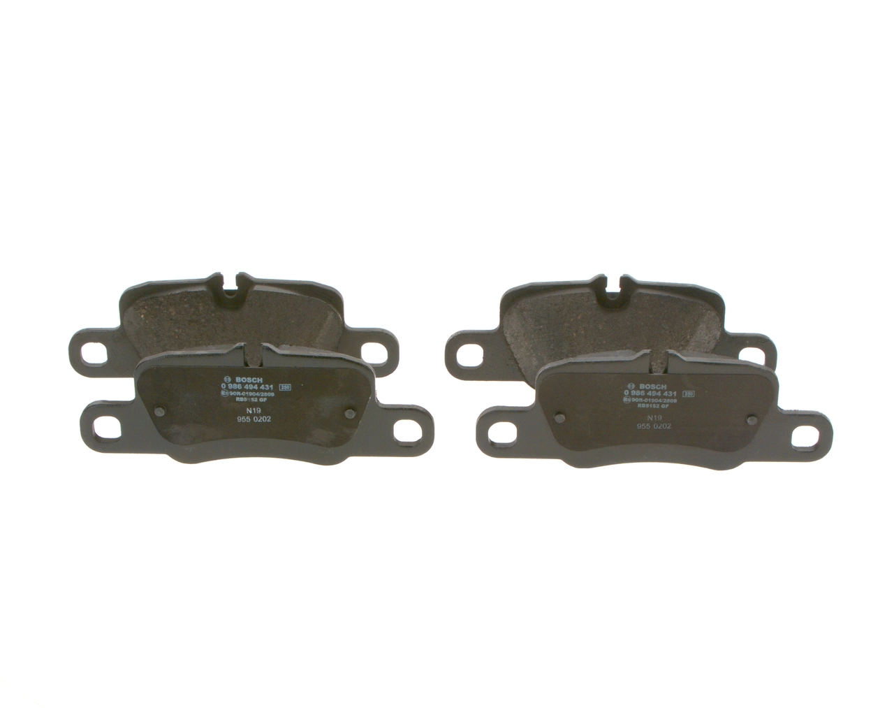 Brake Pad Set, disc brake 0 986 494 431