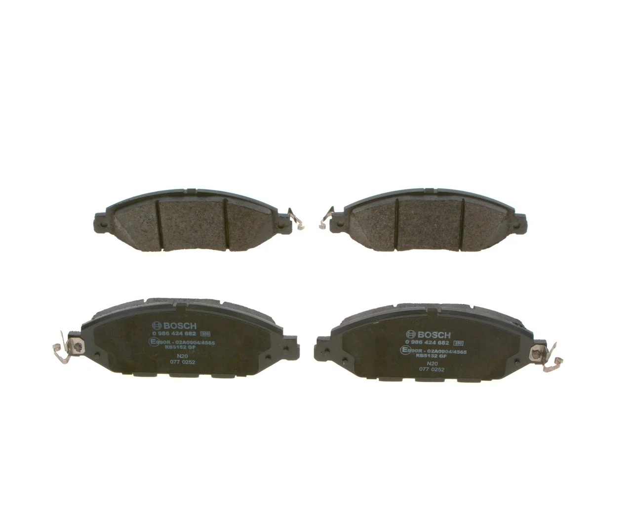 Brake Pad Set, disc brake 0 986 424 682