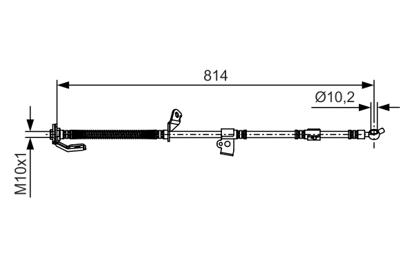 BOSCH 1 987 481 988 Brake Hose