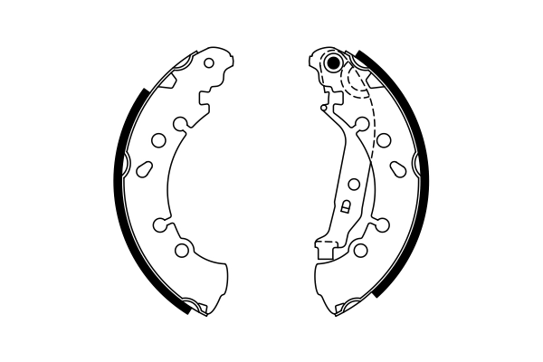 Brake Shoe Set 0 986 487 759