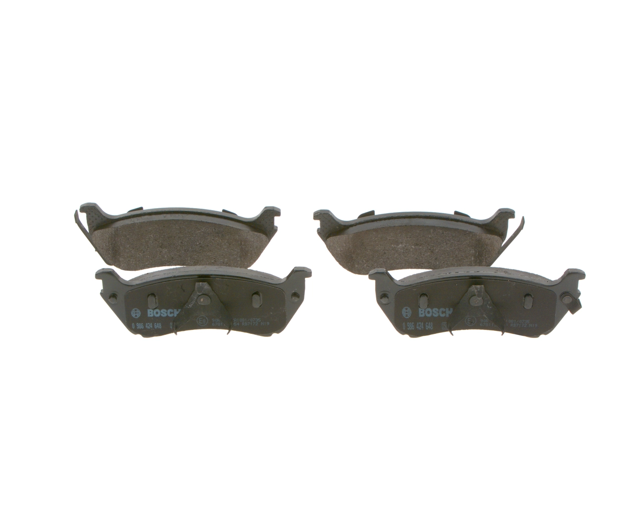 Brake Pad Set, disc brake 0 986 424 648