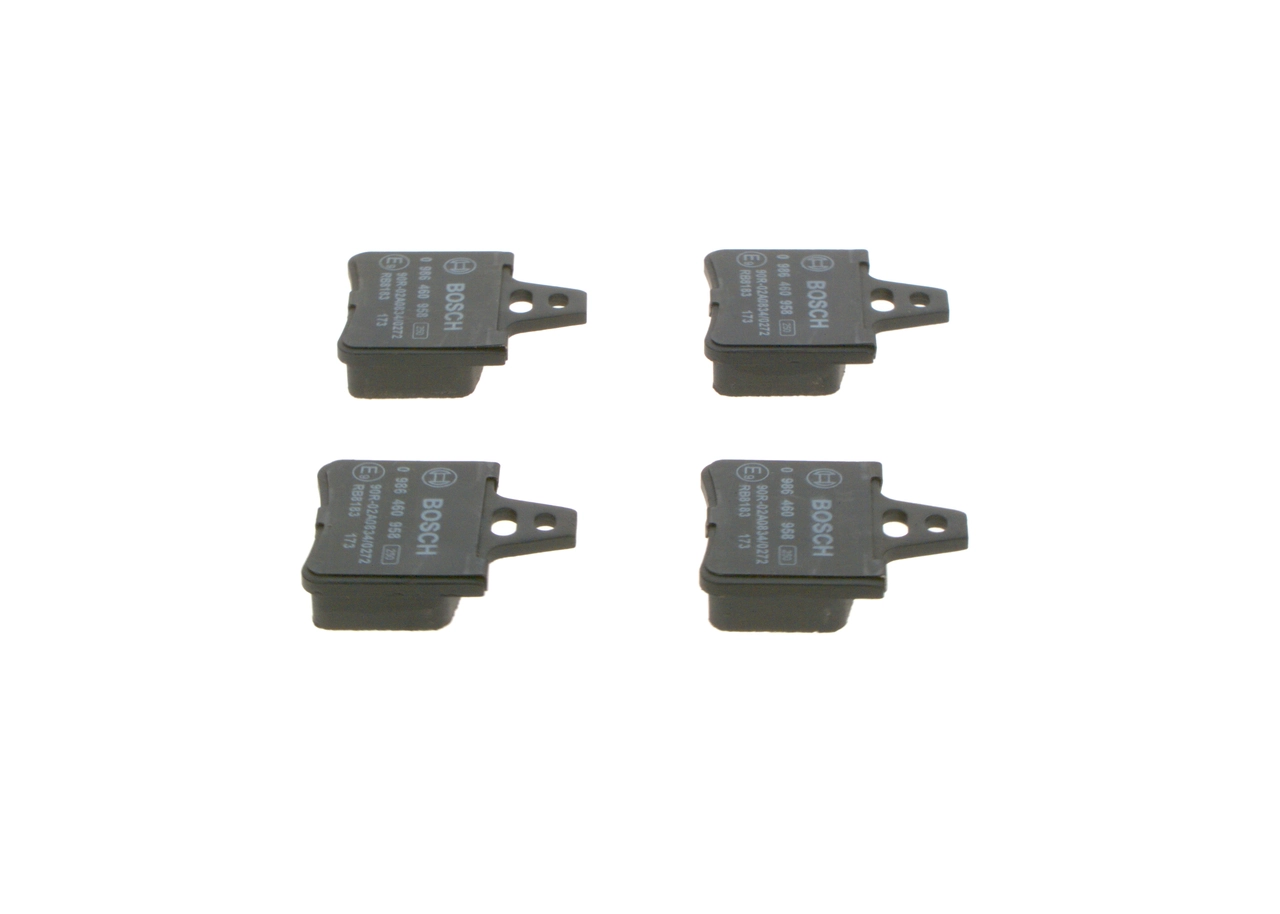 Brake Pad Set, disc brake 0 986 460 958