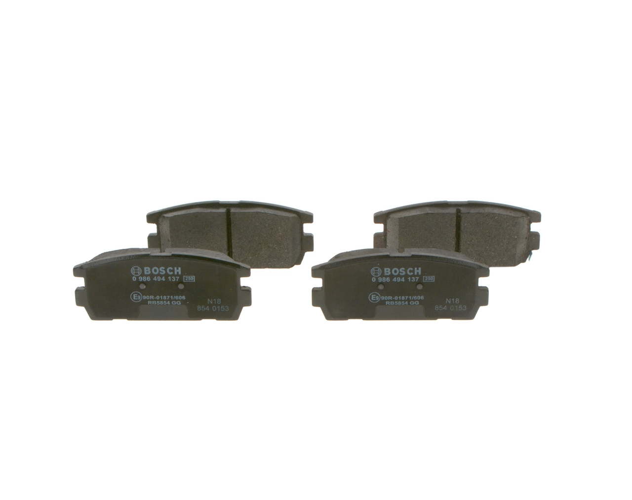 Brake Pad Set, disc brake 0 986 494 137