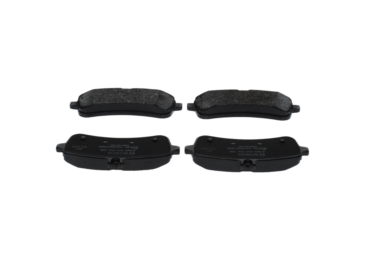 Brake Pad Set, disc brake 0 986 494 764