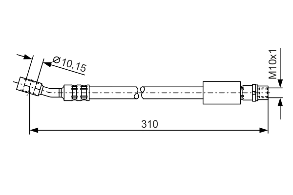 Brake Hose 1 987 476 202