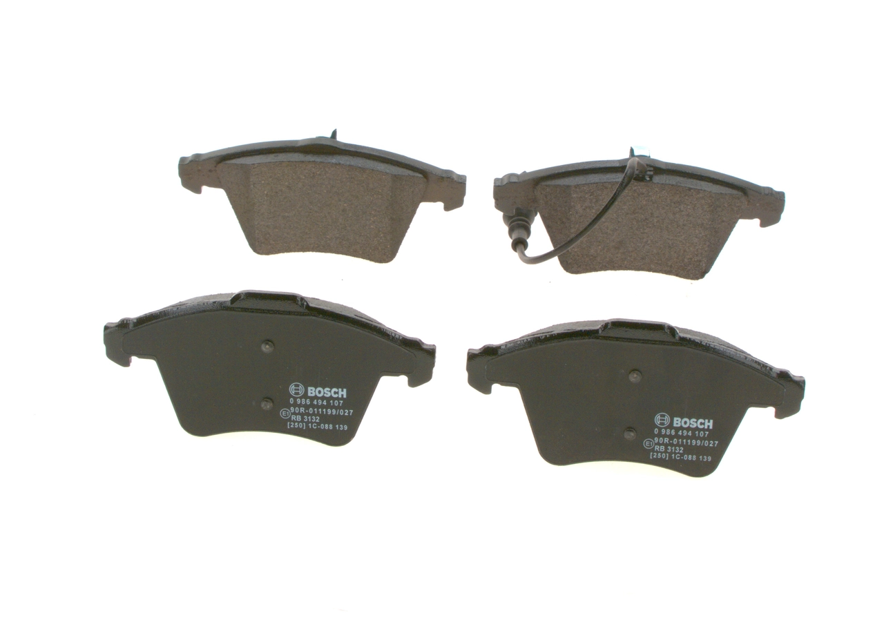 Brake Pad Set, disc brake 0 986 494 107