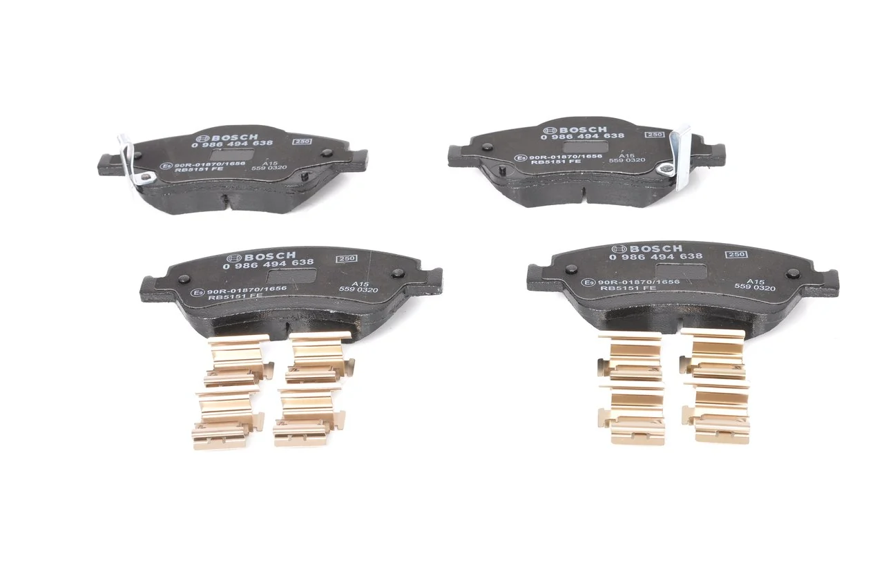 Brake Pad Set, disc brake 0 986 494 638