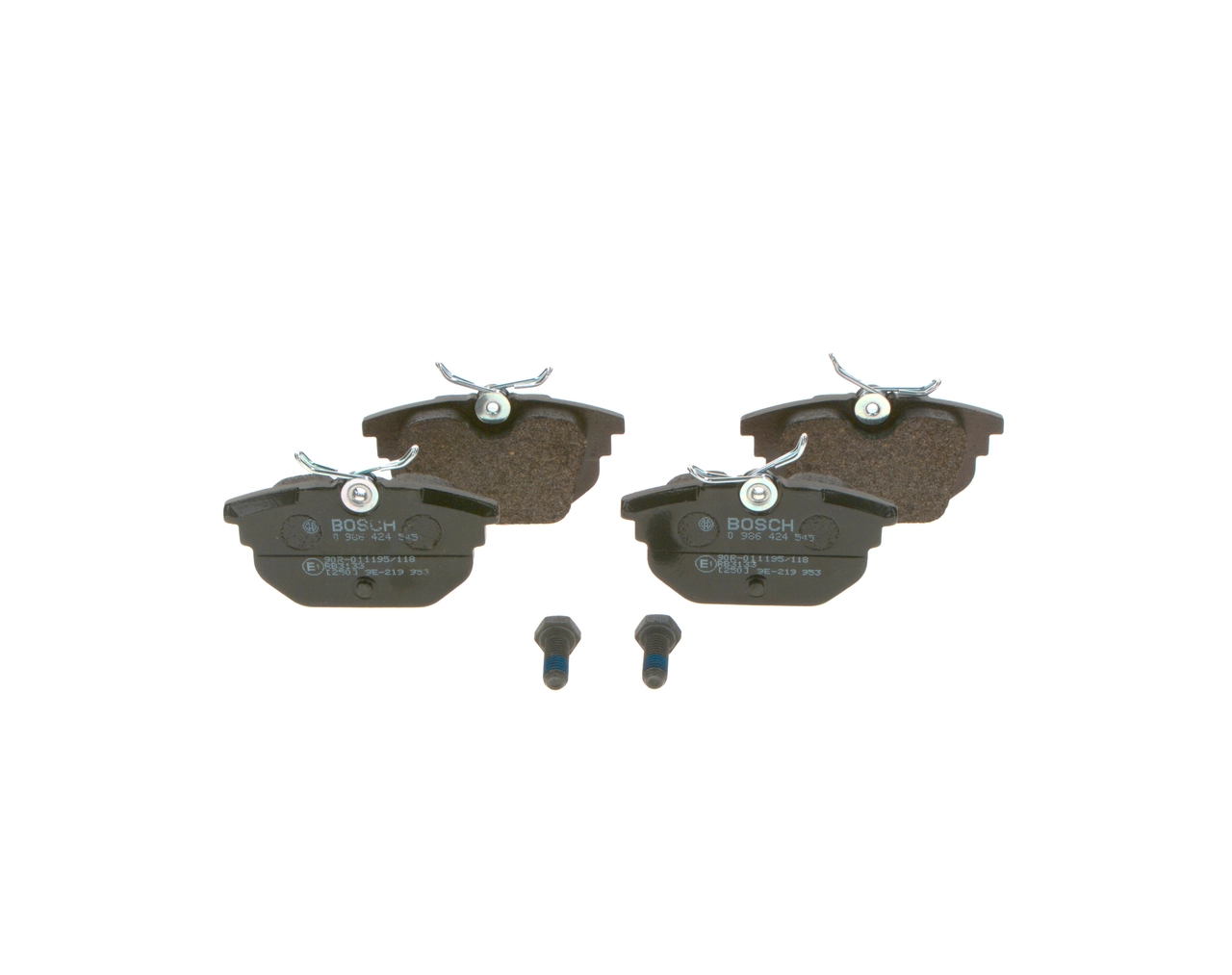Brake Pad Set, disc brake 0 986 424 545