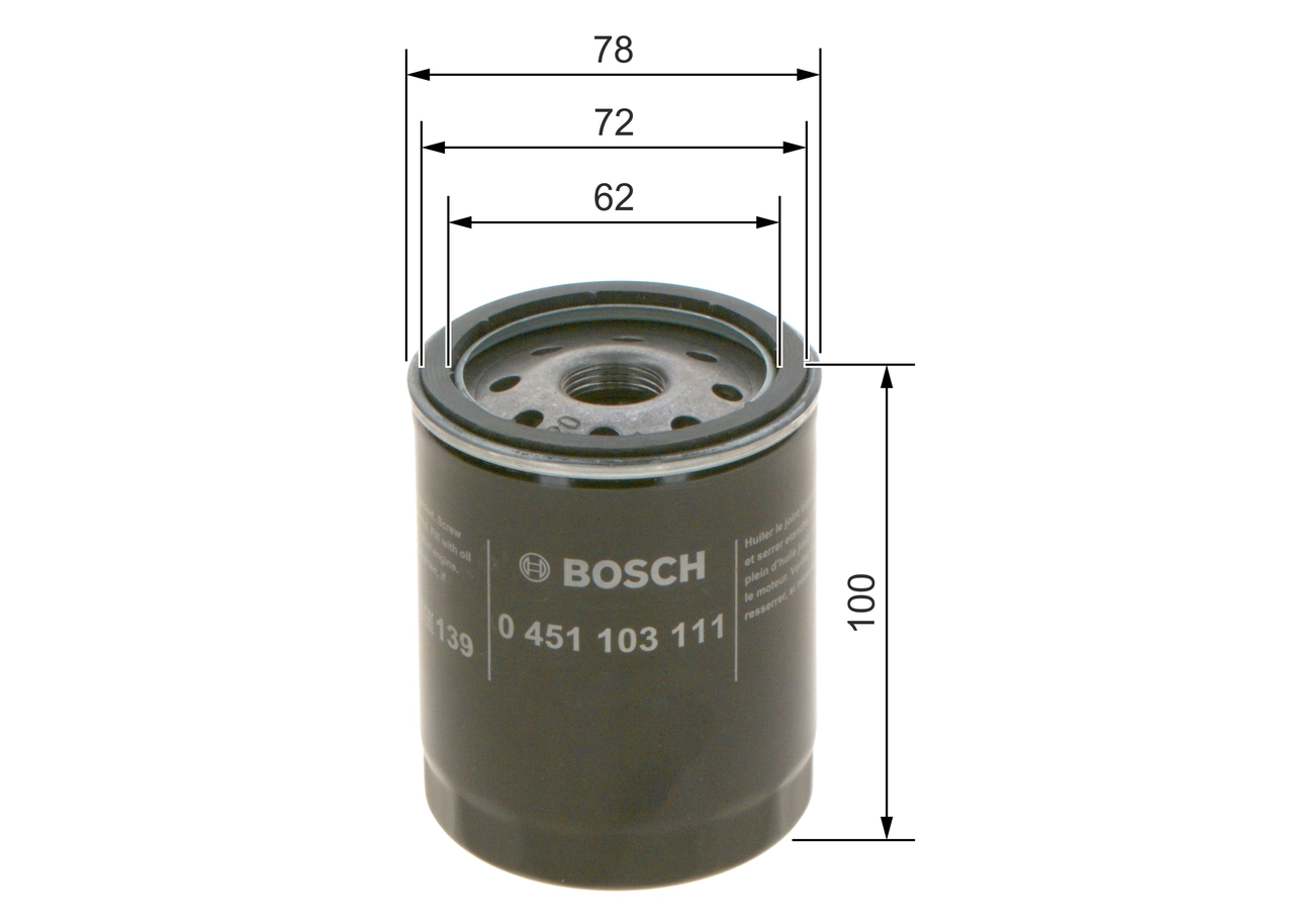 Oil Filter 0 451 103 111