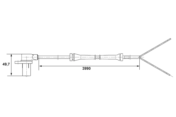 BOSCH 0 265 006 214 Sensor, wheel speed