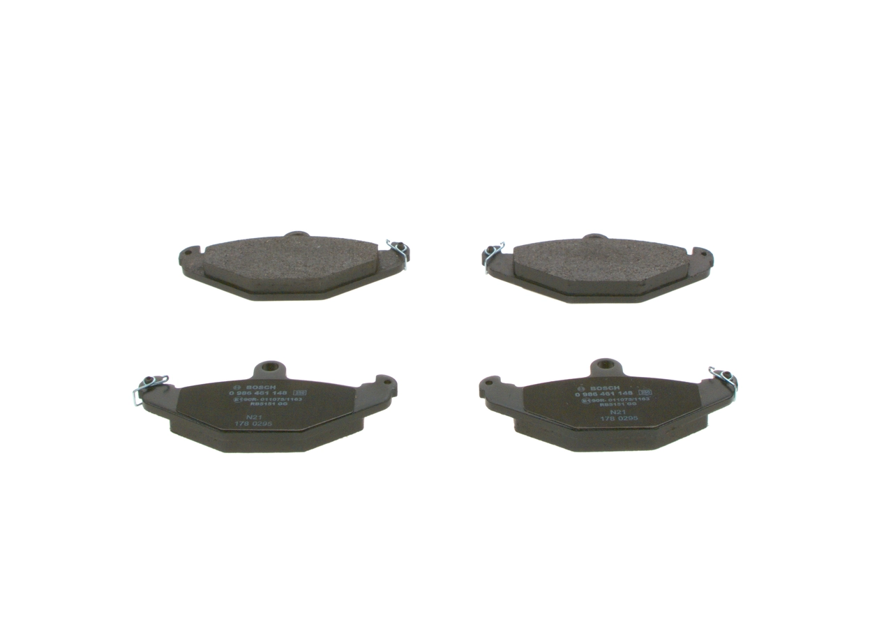 Brake Pad Set, disc brake 0 986 461 148