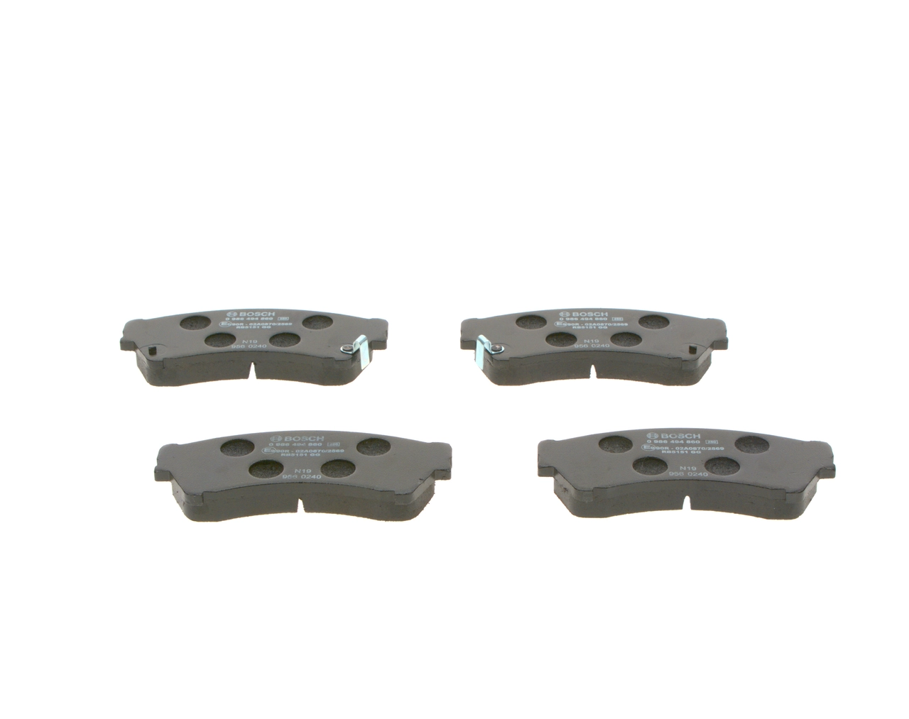 Brake Pad Set, disc brake 0 986 494 860