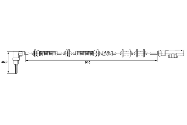 Sensor, wheel speed 0 265 007 448