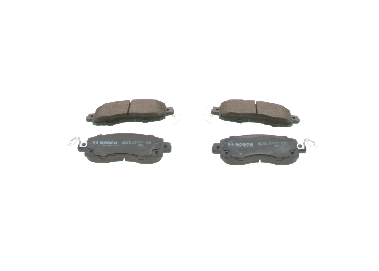 Brake Pad Set, disc brake 0 986 424 509