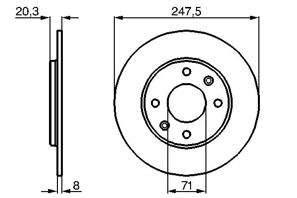 Brake Disc 0 986 478 371