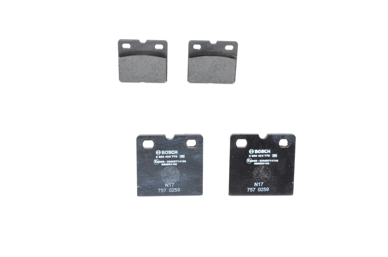 Brake Pad Set, disc brake 0 986 494 775