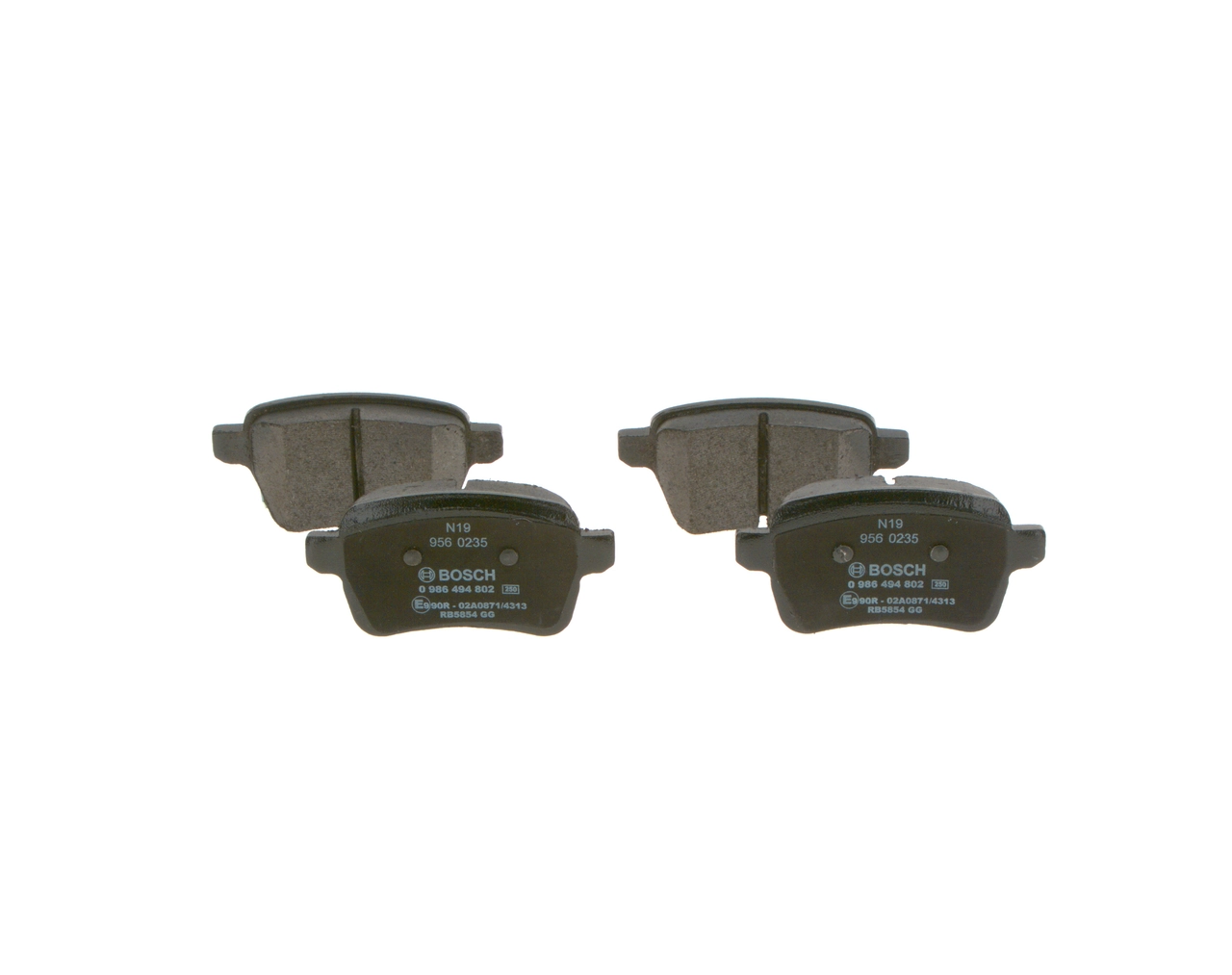 Brake Pad Set, disc brake 0 986 494 802