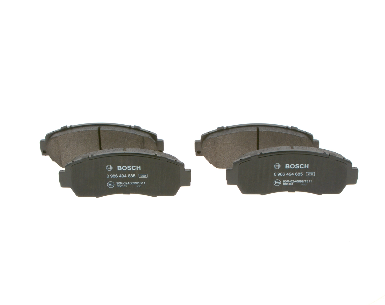 Brake Pad Set, disc brake 0 986 494 685