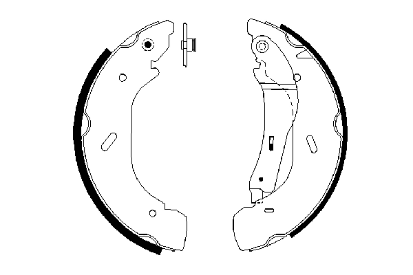 Brake Shoe Set 0 986 487 612