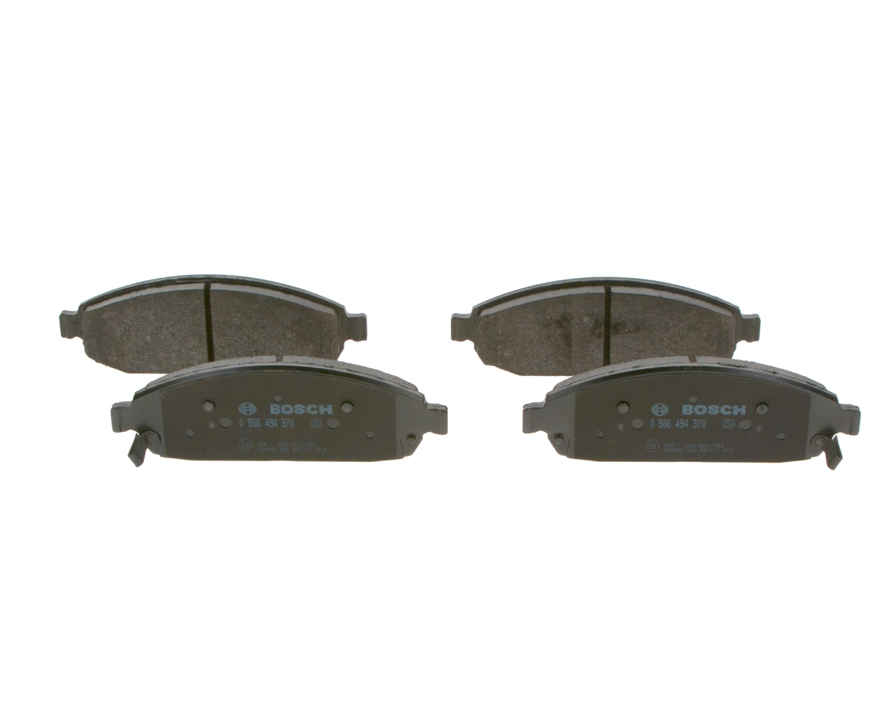 Brake Pad Set, disc brake 0 986 494 370