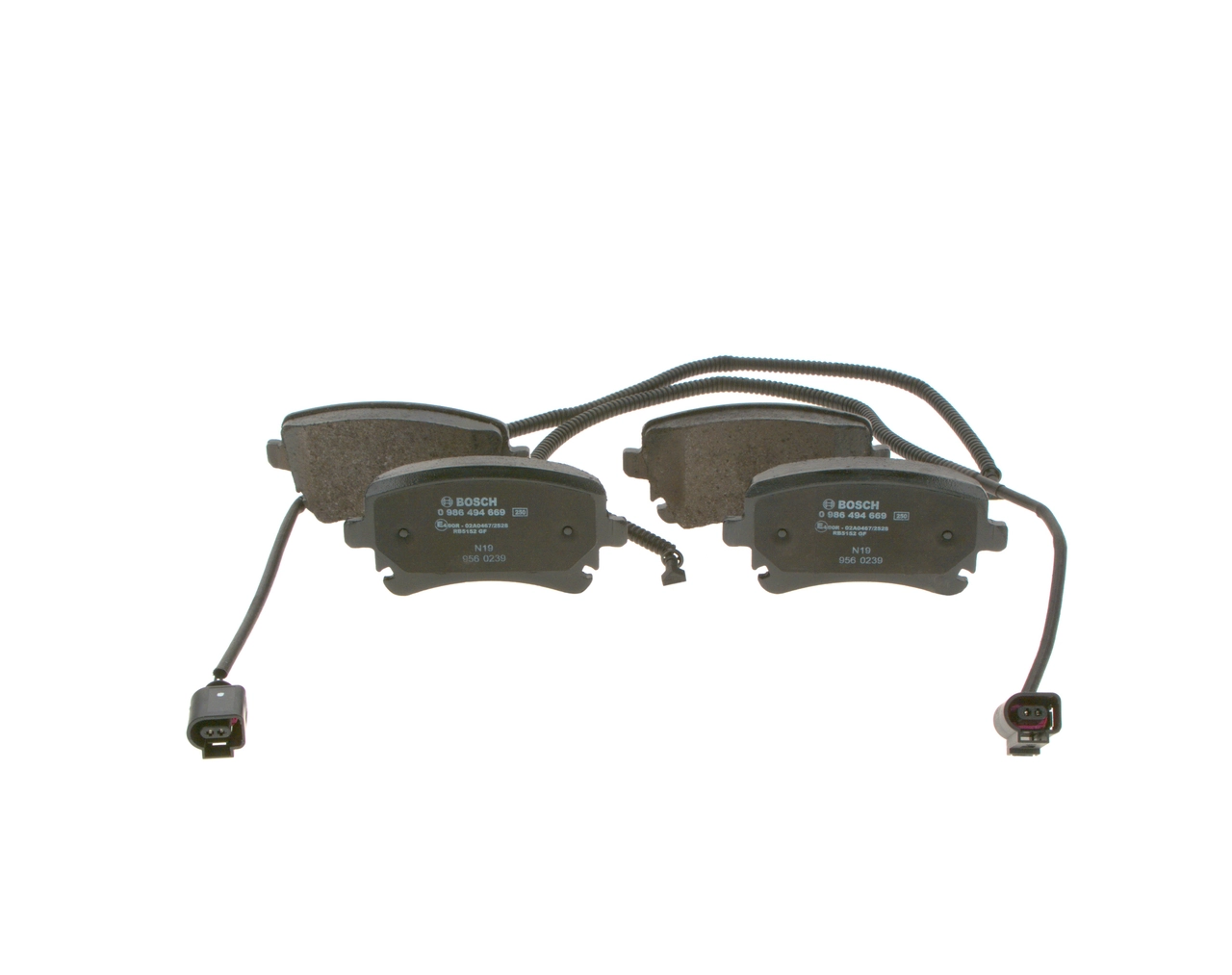 BOSCH 0 986 494 669 Brake Pad Set, disc brake
