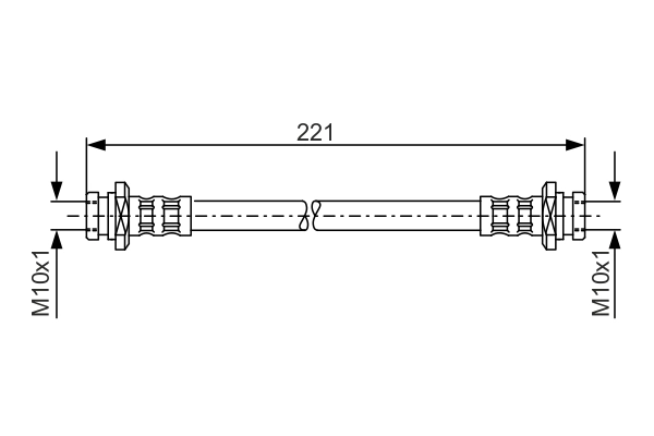 BOSCH 1 987 481 095 Brake Hose