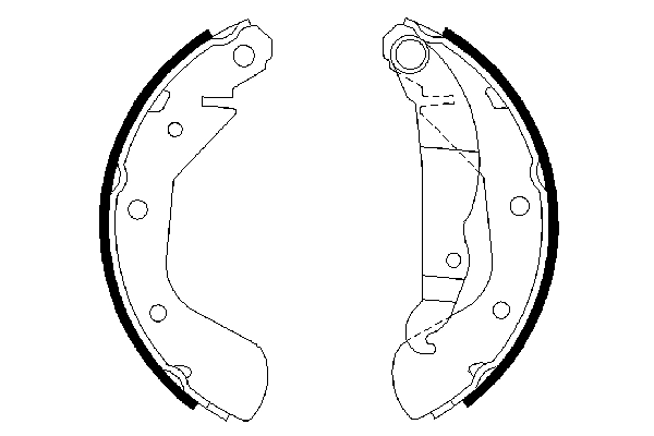 Brake Shoe Set 0 986 487 613
