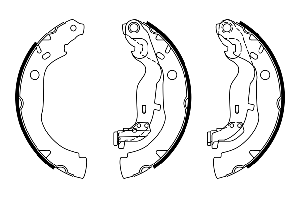 Brake Shoe Set 0 986 487 774