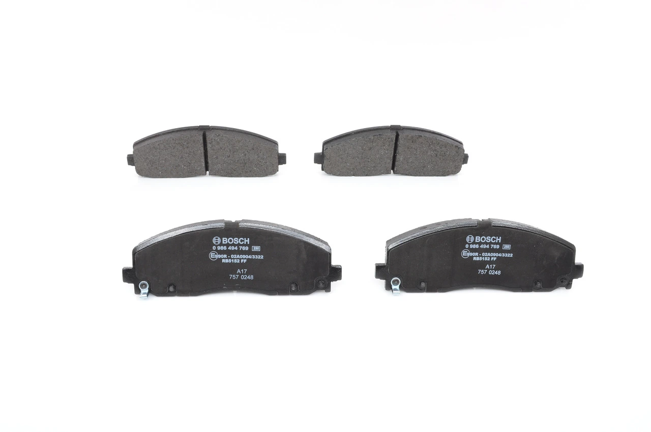Brake Pad Set, disc brake 0 986 494 769