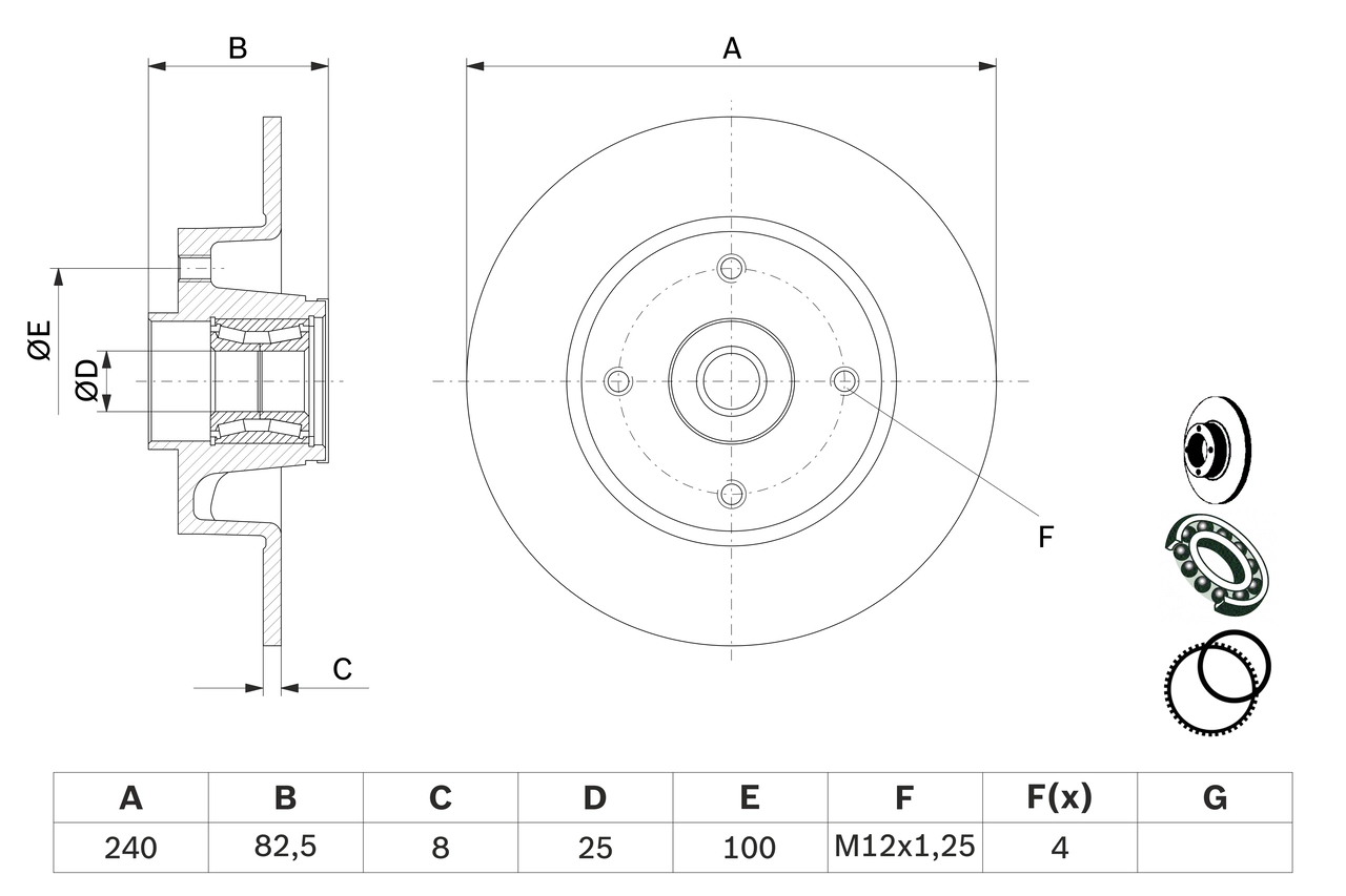 Brake Disc 0 986 479 278