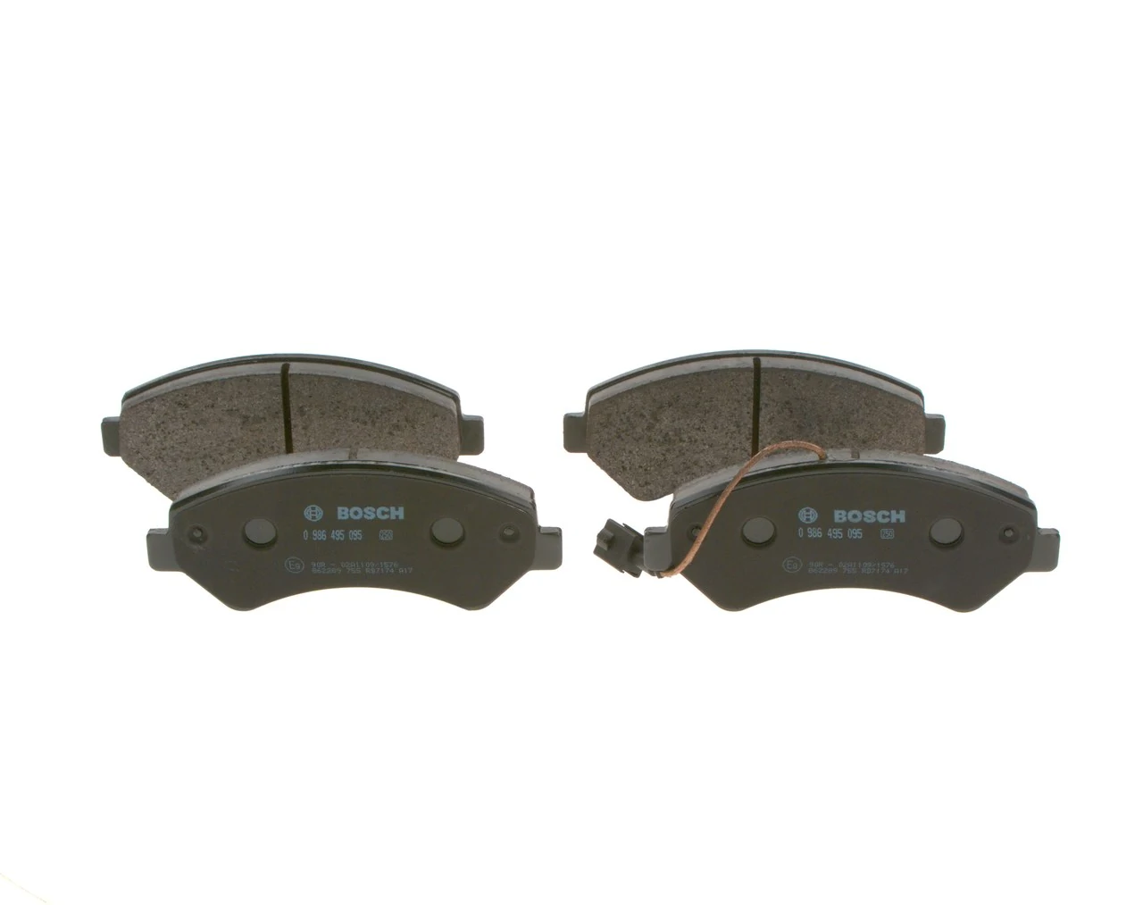 Brake Pad Set, disc brake 0 986 495 095