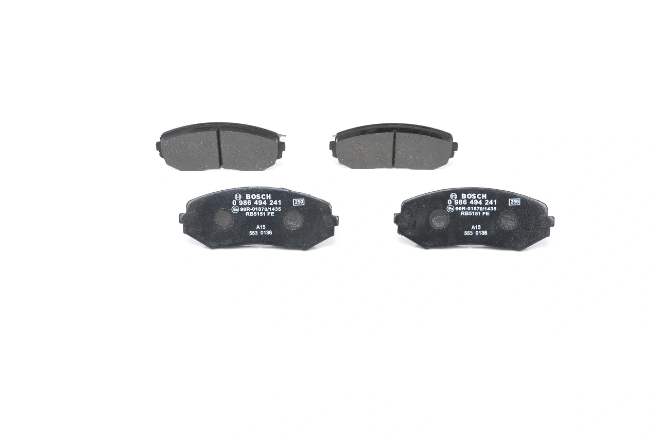Brake Pad Set, disc brake 0 986 494 241