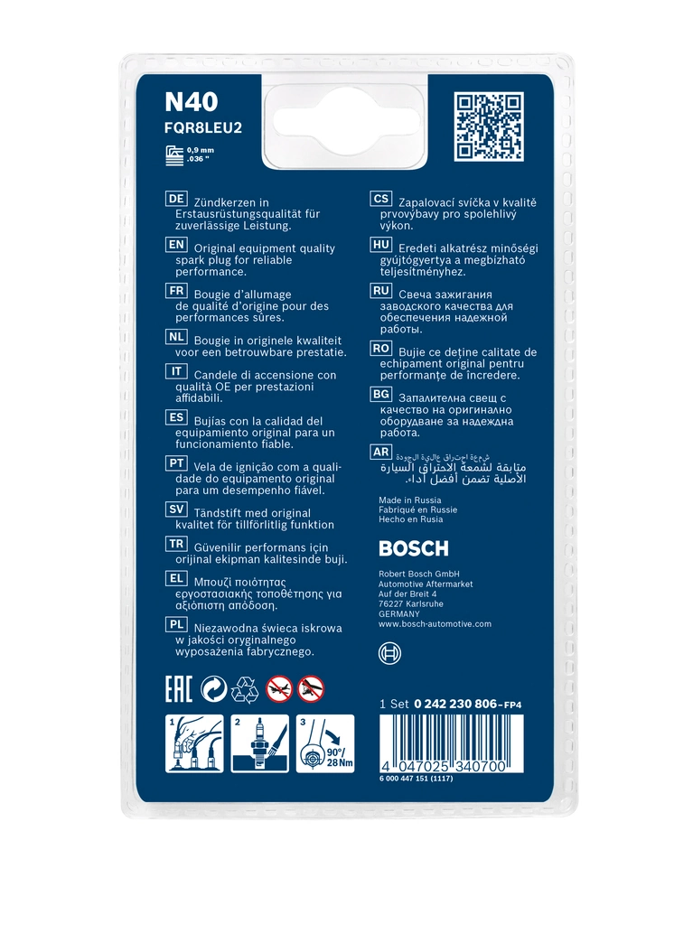 BOSCH 0 242 230 806 Spark Plug